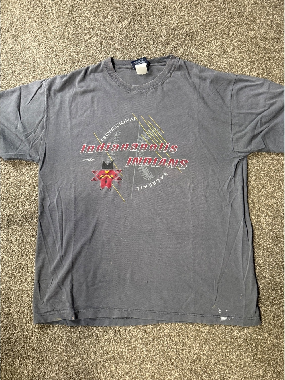 Vintage Indianapolis Indians Baseball Tee | Size XL